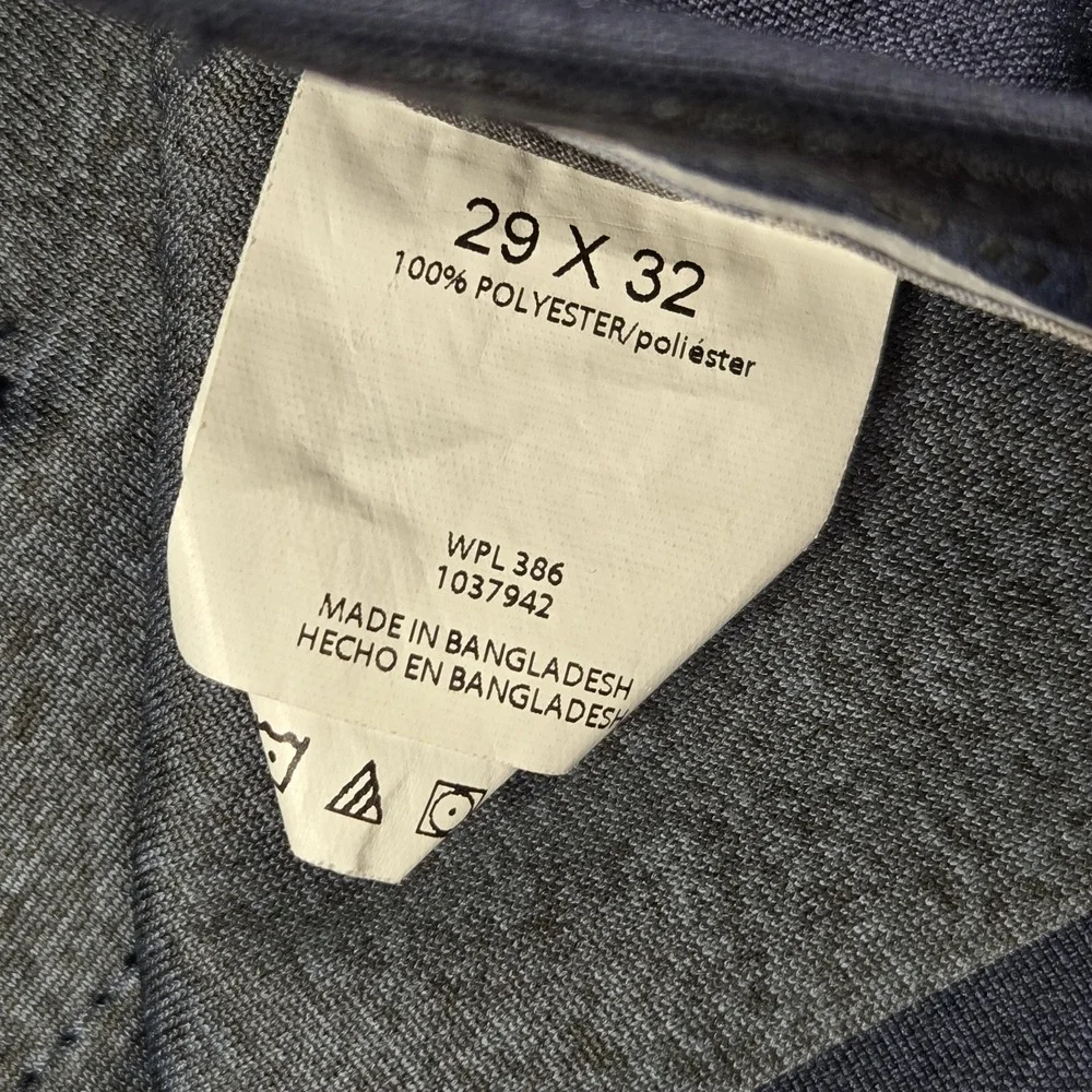 Haggar Cool Right Performance Flex Dress Pants Mens‎ Sz 29 X 32 Navy Blue Chino